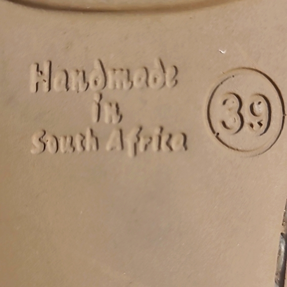 South African Tosnga Hand Made Leather Sandals - Picture 10 of 10